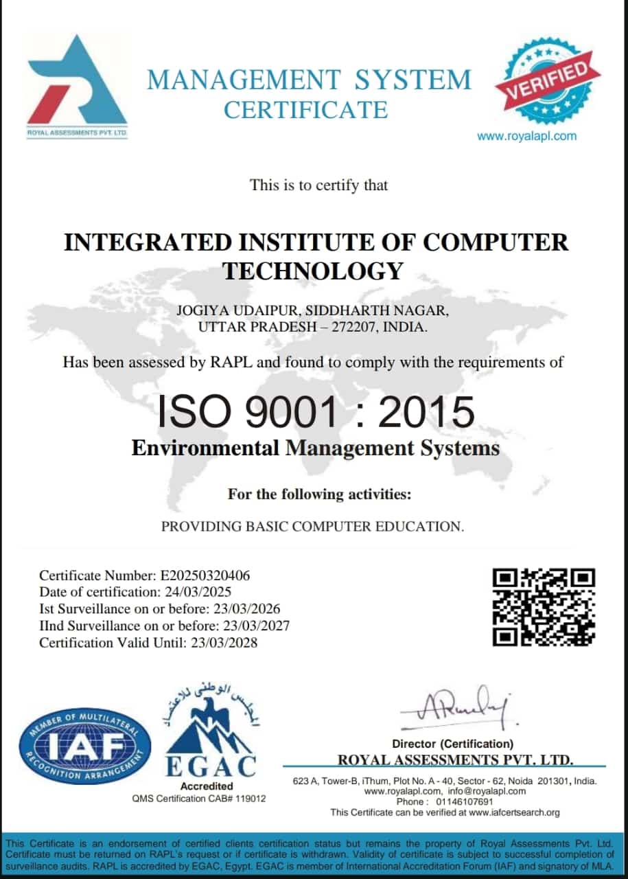 IAF Certificate